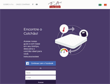 Tablet Screenshot of meucolchao.com.br